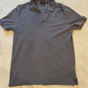 Hugo boss gray large polo shirt